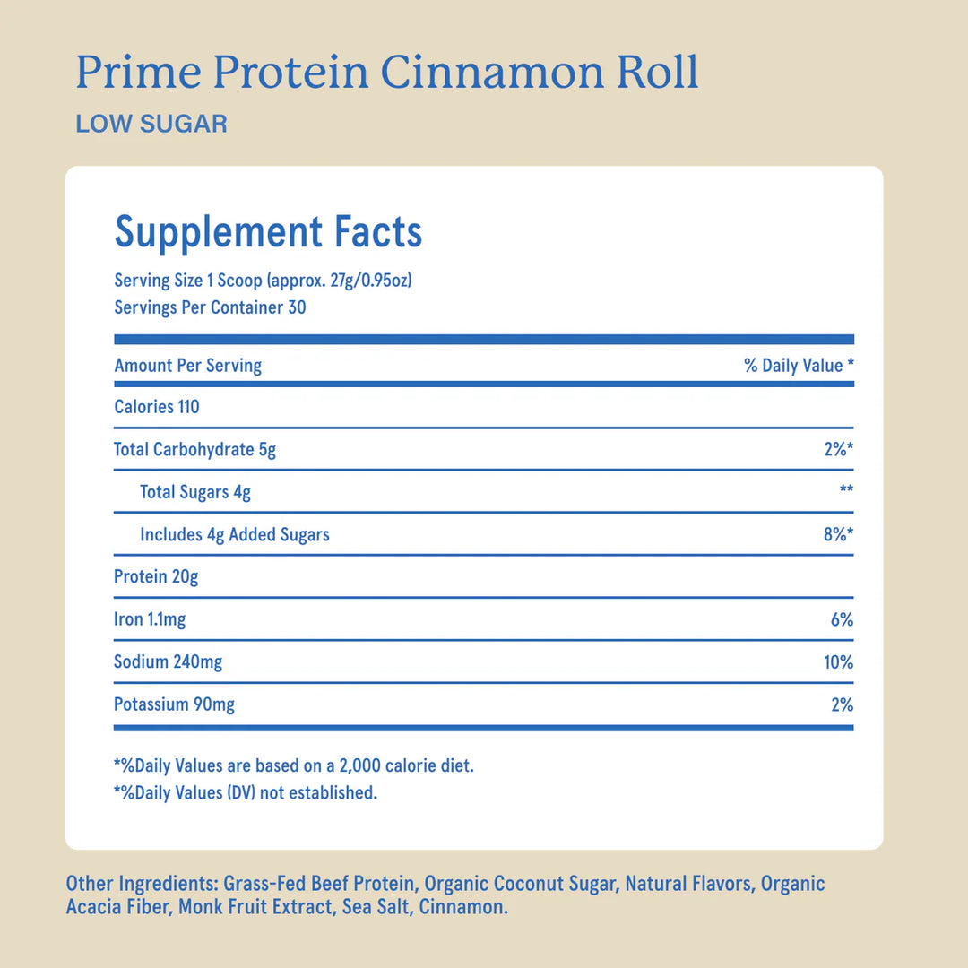 PRIME PROTEIN - CINNAMON ROLL