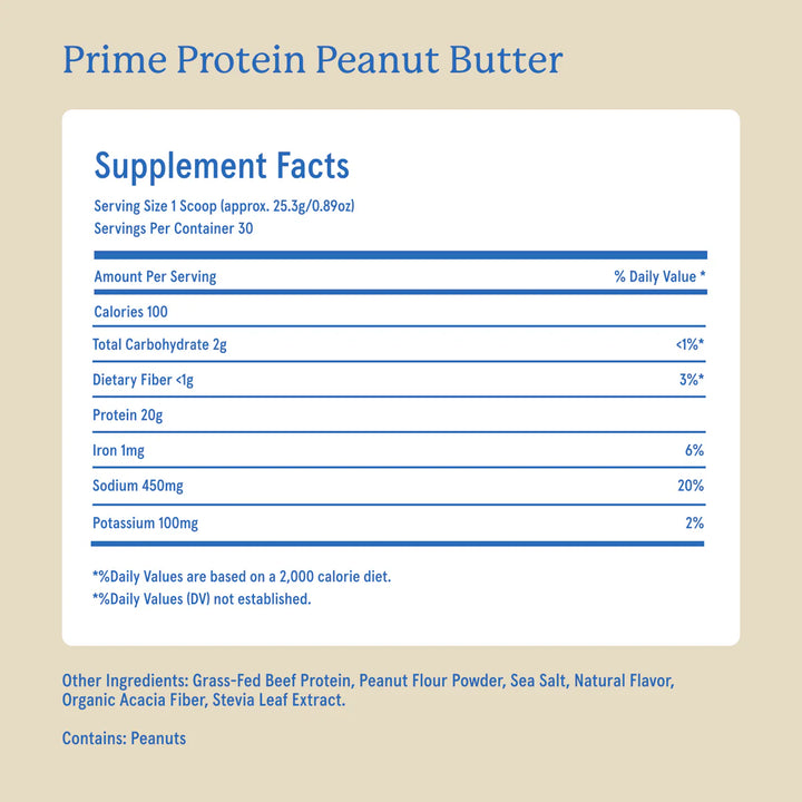 PRIME PROTEIN - PEANUT BUTTER