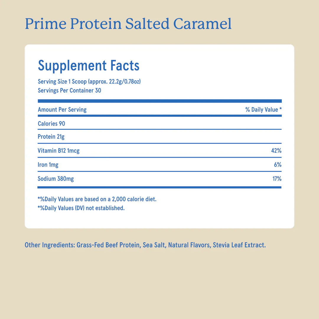 PRIME PROTEIN - SALTED CARAMEL
