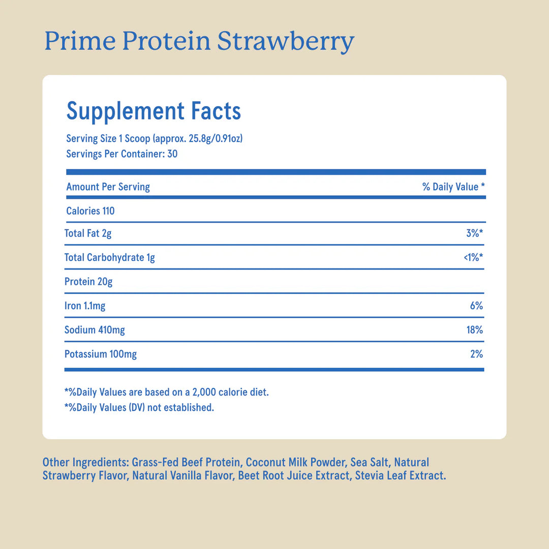 PRIME PROTEIN - STRAWBERRY