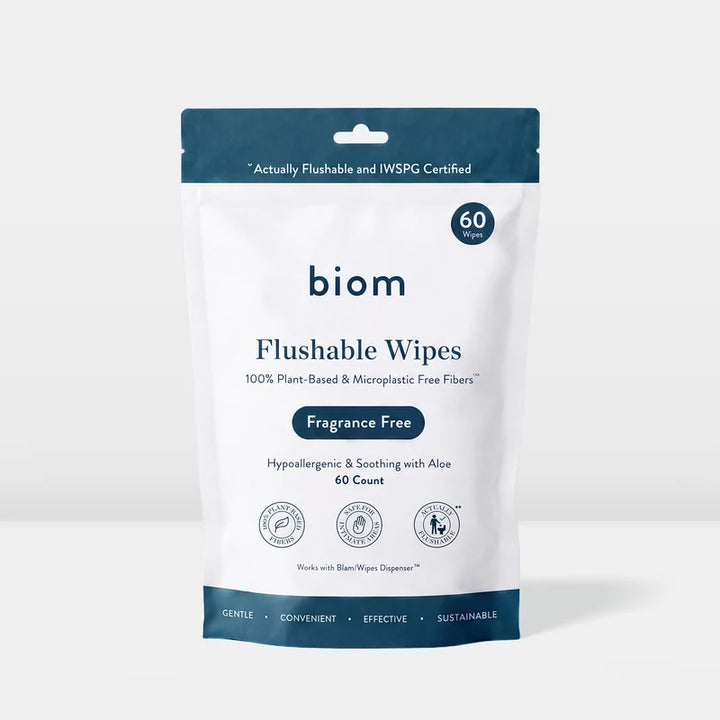 FLUSHABLE WIPES (60 COUNT)