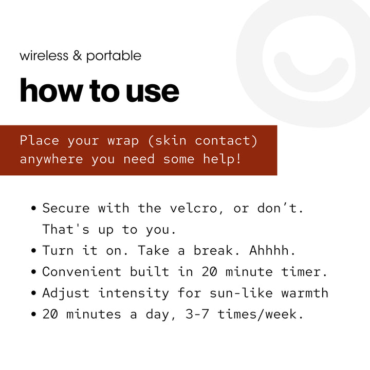 RED LIGHT THERAPY WRAP - KNEE, FOOT, ANKLE