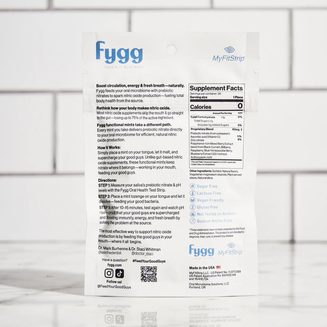 NITRIC OXIDE FUNCTIONAL MINTS