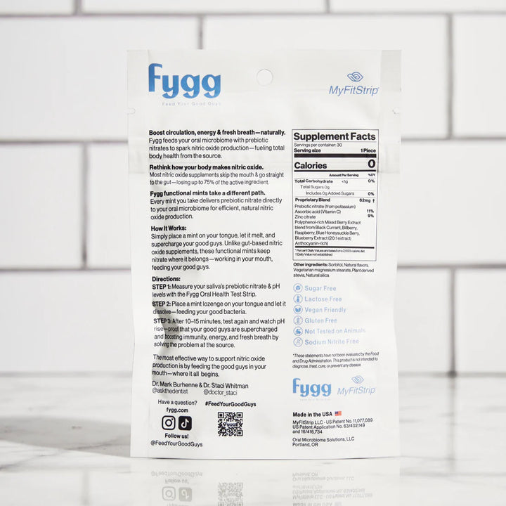 NITRIC OXIDE FUNCTIONAL MINTS