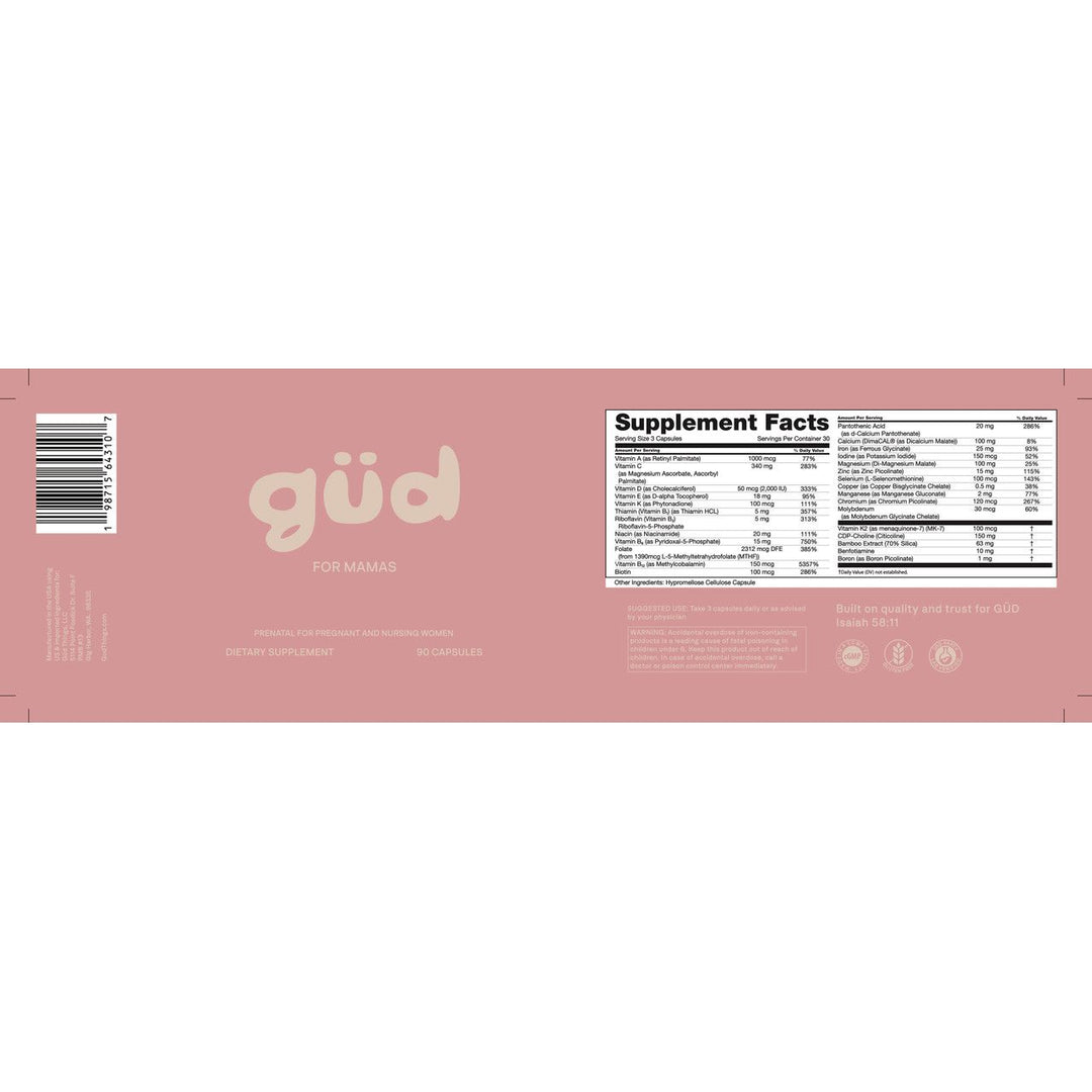 GÜD FOR MAMAS - PRENATAL