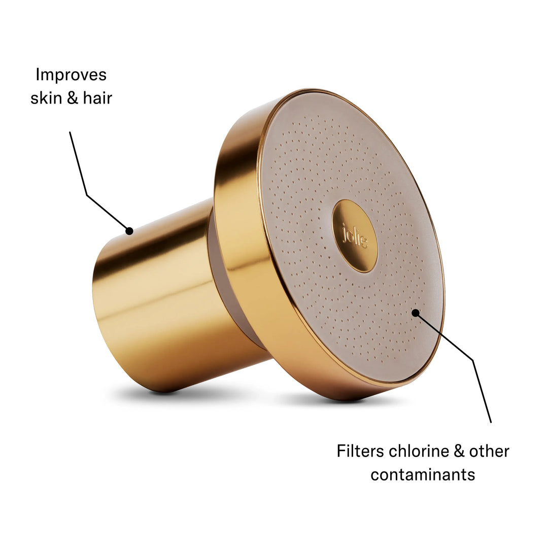 THE FILTERED SHOWERHEAD - BRUSHED GOLD