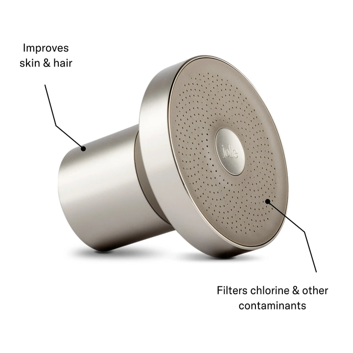 THE FILTERED SHOWERHEAD - BRUSHED STEEL