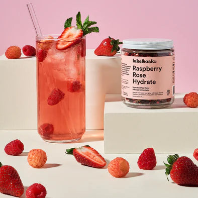 RASPBERRY ROSE HYDRATE -SUPERFOOD TEA BLEND