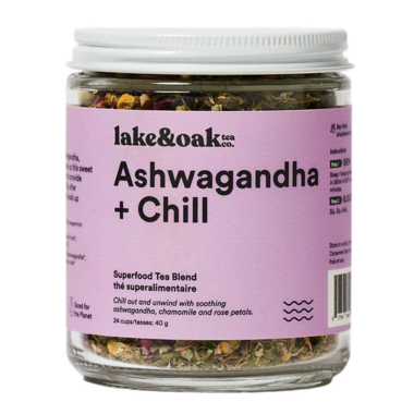 ASHWAGANDHA + CHILL -SUPERFOOD TEA BLEND