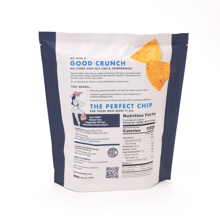 TRADITIONAL TORTILLA CHIPS - BLUE