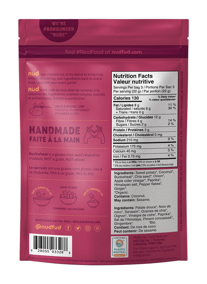 BARBEQUE SWEET POTATO CRACKERS