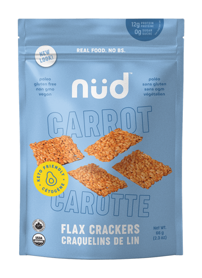 CARROT FLAX CRACKERS