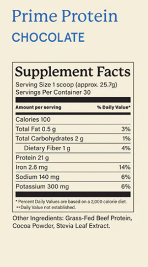 PRIME PROTEIN - CHOCOLATE