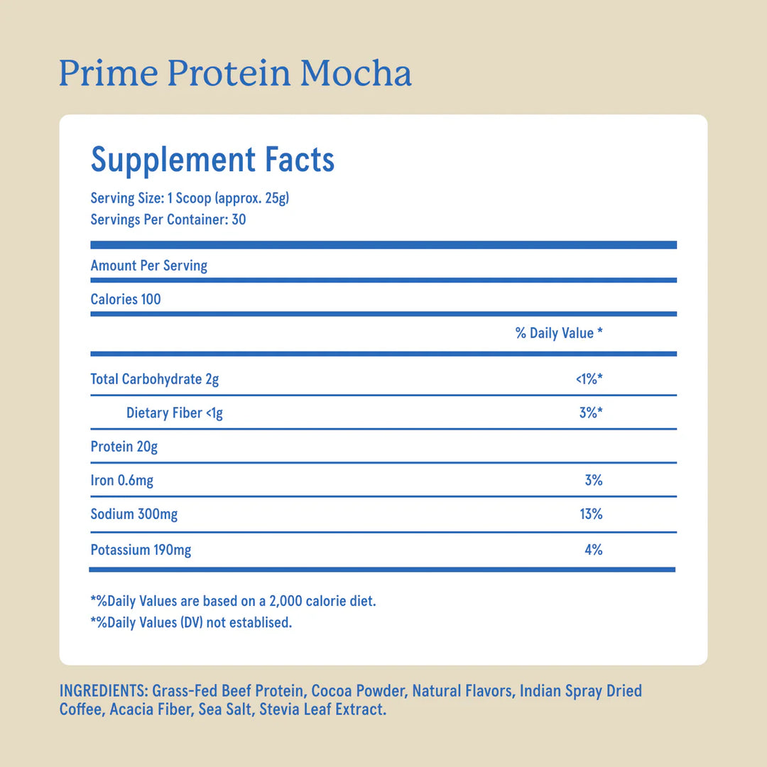 PRIME PROTEIN - MOCHA