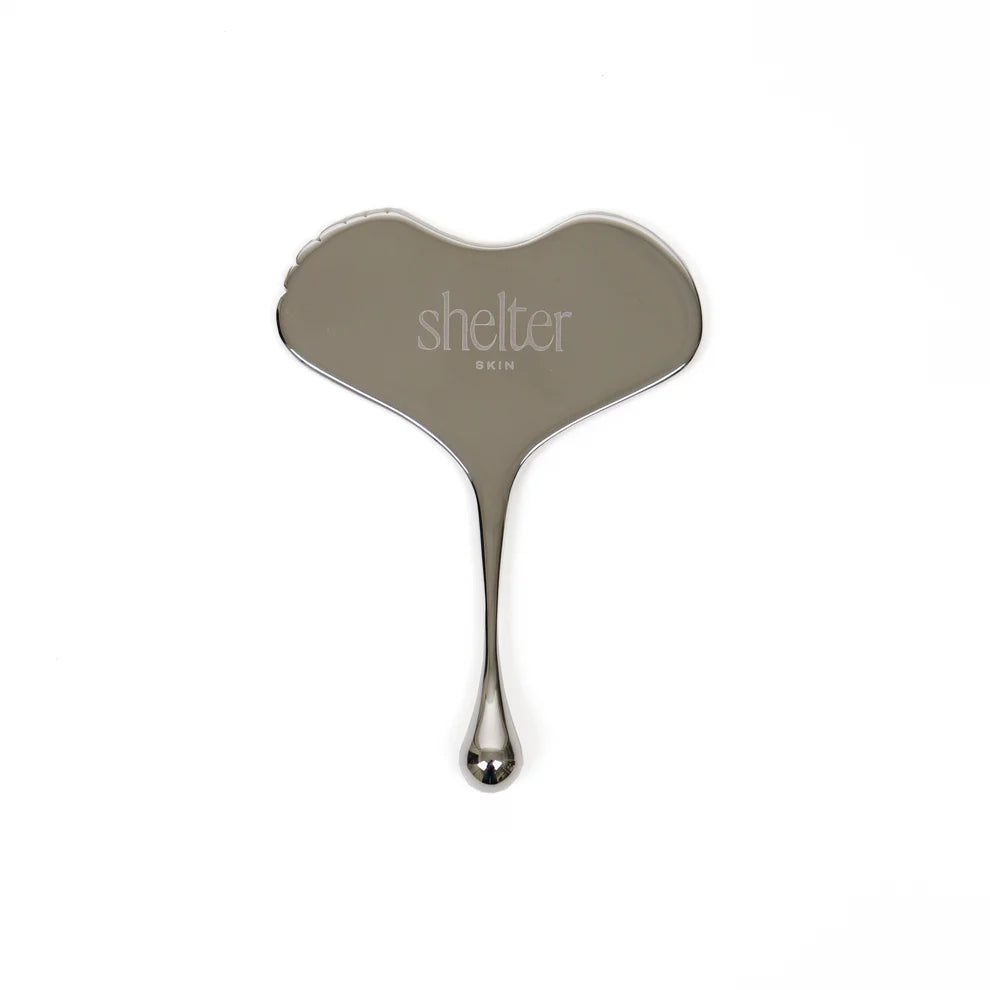 CONTOURING STAINLESS STEEL GUA SHA
