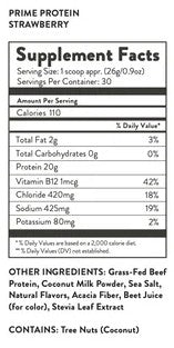 PRIME PROTEIN - STRAWBERRY