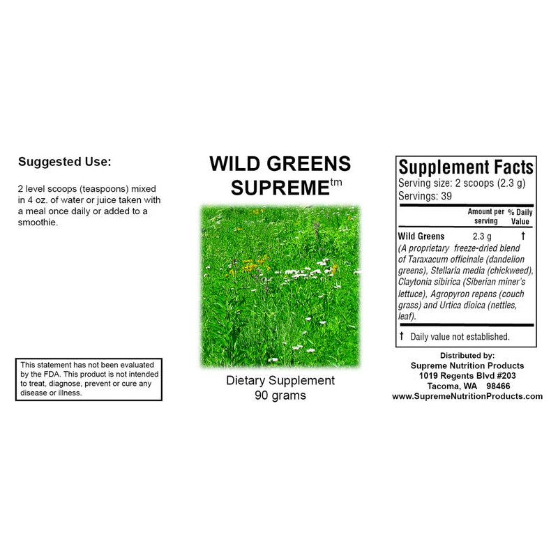 WILD GREENS SUPREME