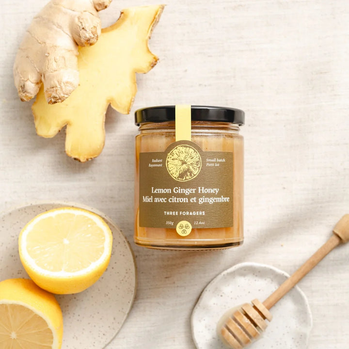 LEMON & GINGER INFUSED HONEY