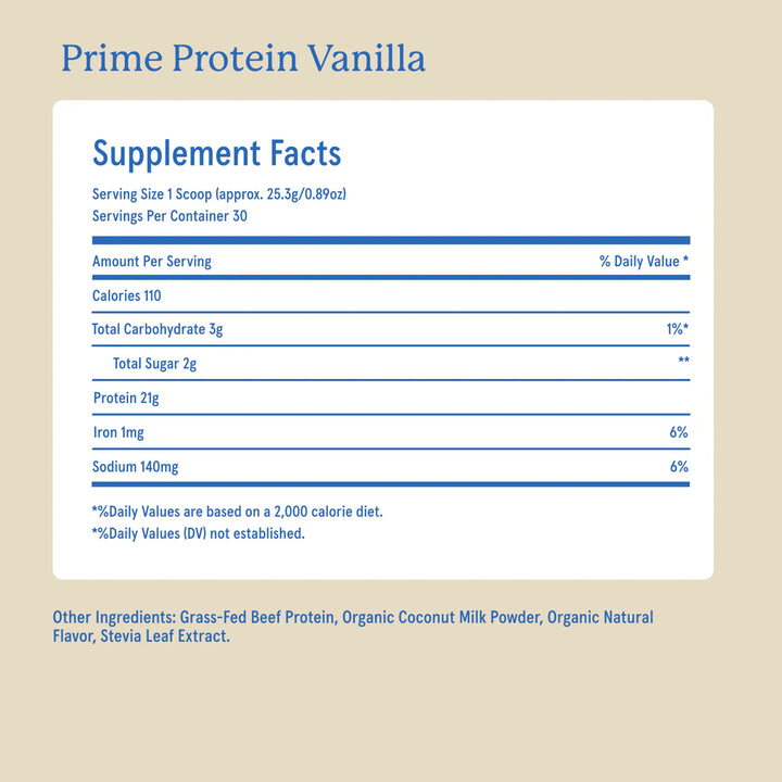 PRIME PROTEIN - VANILLA