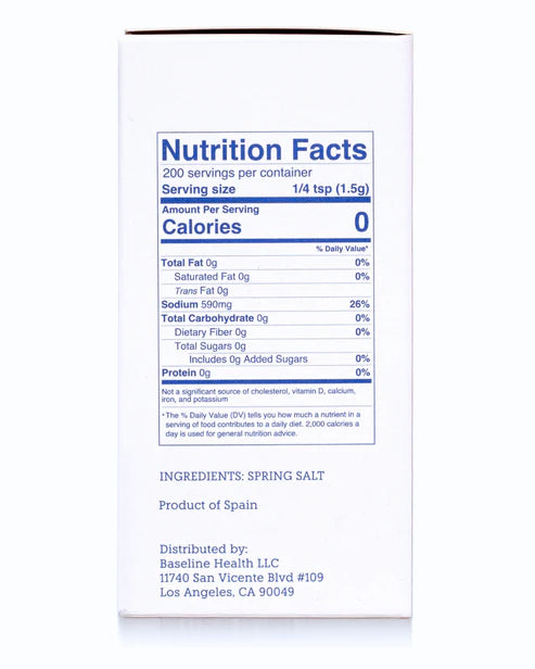 FINE SPRING SALT - MICROPLASTIC FREE