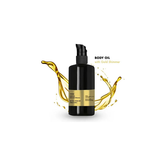 BODY OIL WITH GOLD SHIMMER