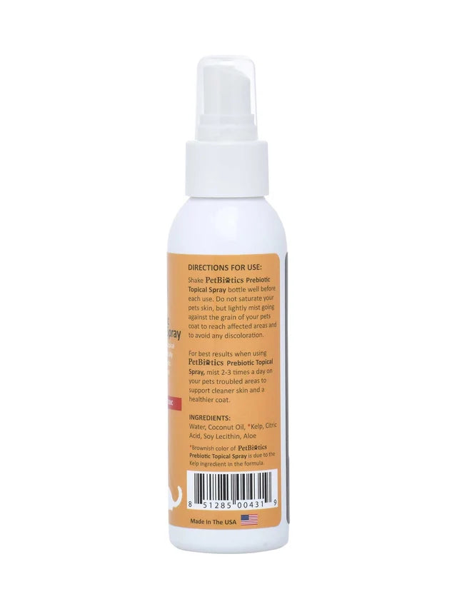 PETBIOTICS PREBIOTIC TOPICAL SPRAY FOR PETS