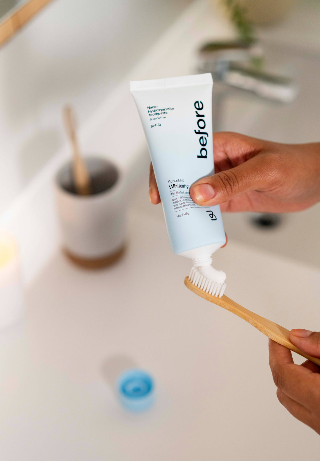 NANO-HYDROXYAPATITE SUPERMINT WHITENING TOOTHPASTE