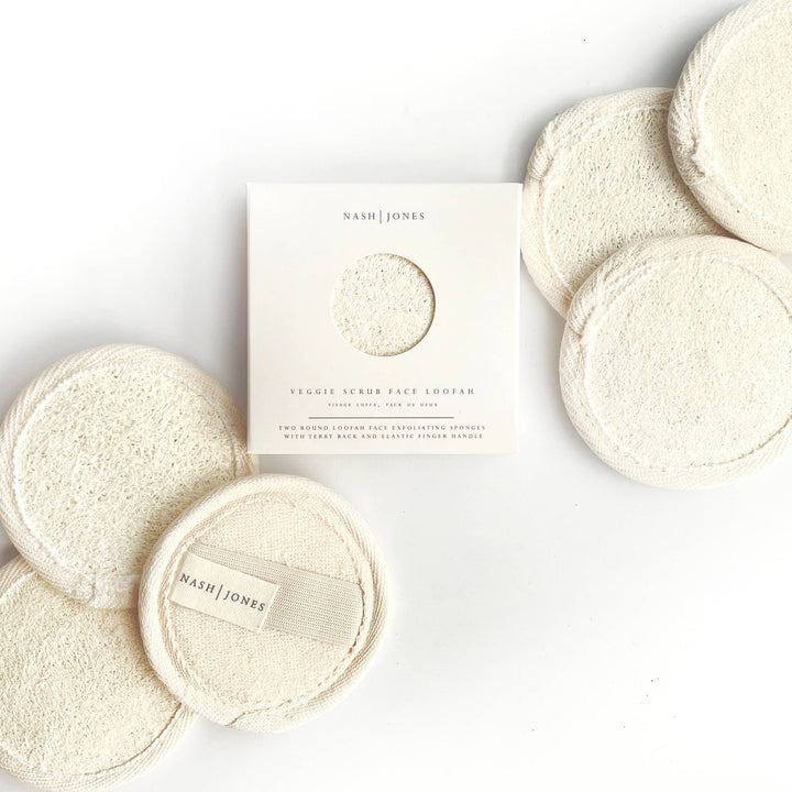 VEGETABLE LOOFAH EXFOLIATION SPONGES: BODY LOOFAH 4 PACK