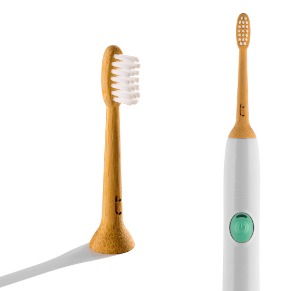 THE WORLDS FIRST SOLID BAMBOO ELECTRIC TOOTHBRUSH HEAD!