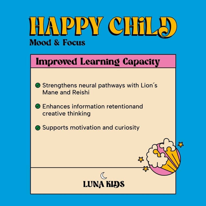 HAPPY CHILD: MOOD & BRAIN GUMMY - PINA COLADA FLAVOUR