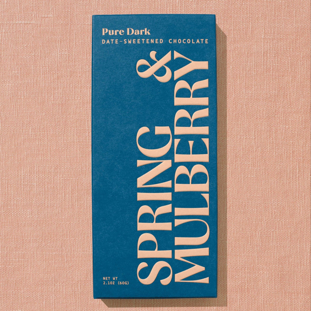 PURE DARK DATE-SWEETENED DARK CHOCOLATE