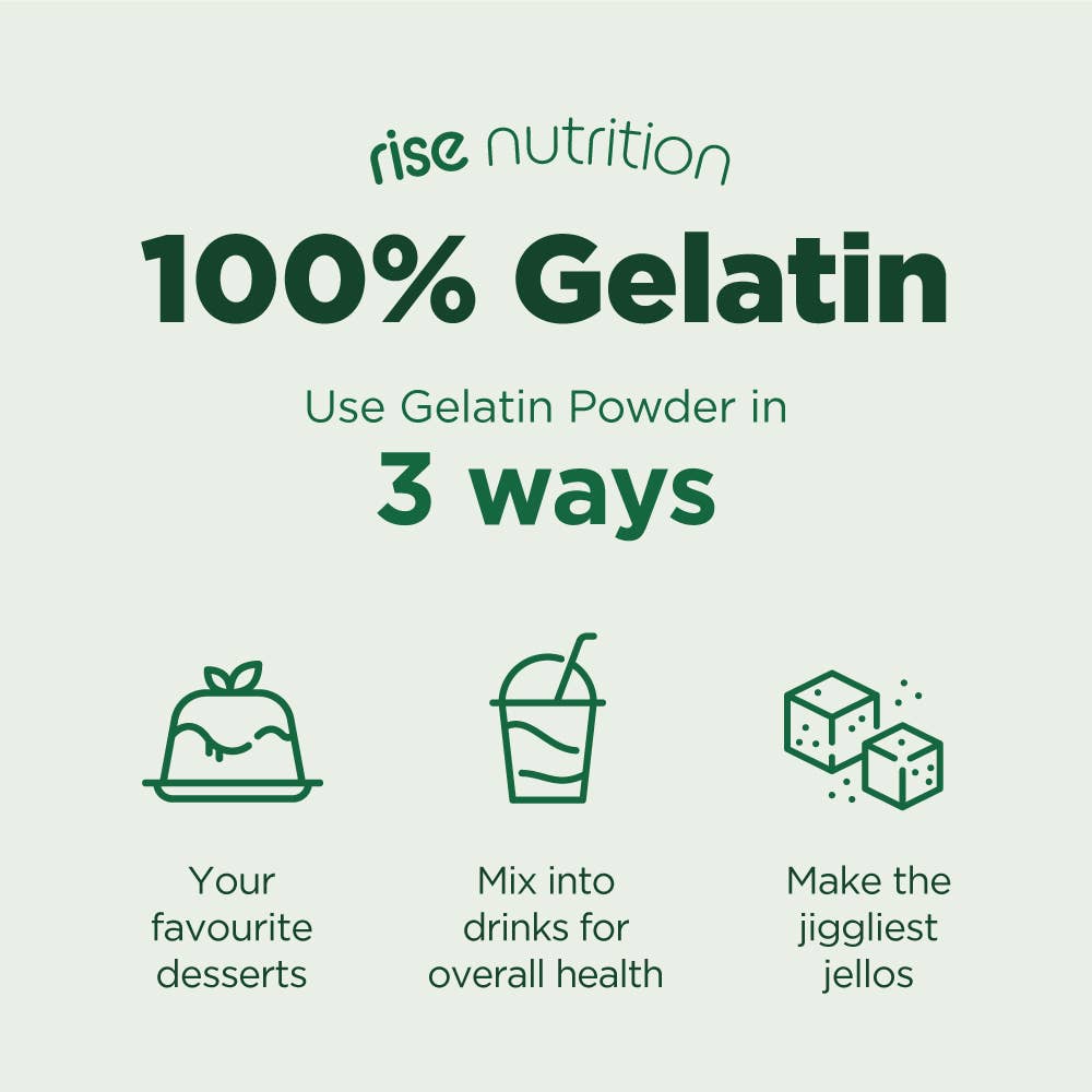 GRASS-FED GELATIN POWDER - BOVINE PROTEIN -NON GMO