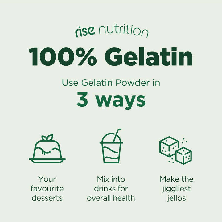 GRASS-FED GELATIN POWDER - BOVINE PROTEIN -NON GMO