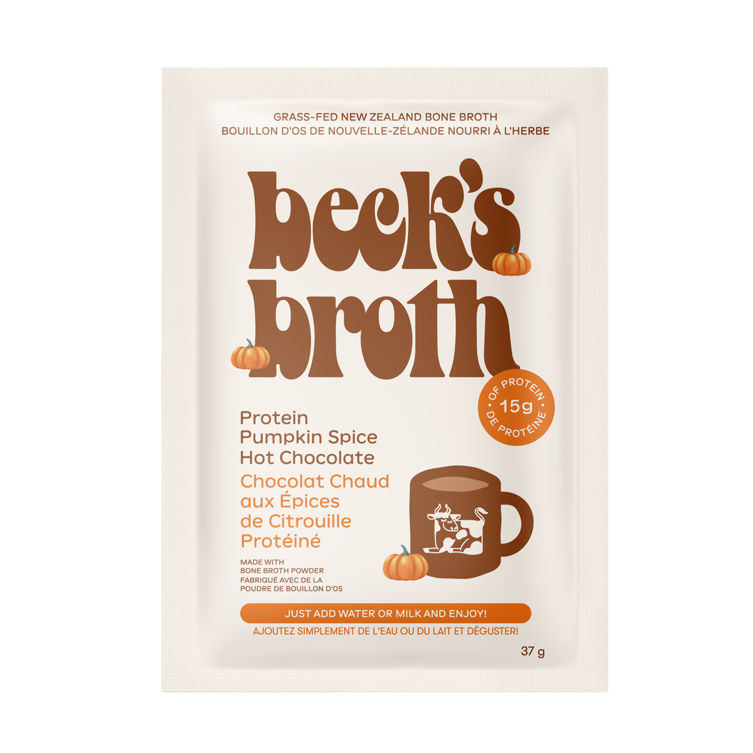 PUMPKIN SPICE HOT CHOCOLATE BONE BROTH POWDER