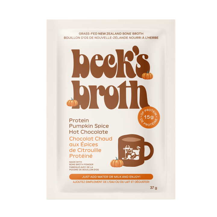 PUMPKIN SPICE HOT CHOCOLATE BONE BROTH POWDER