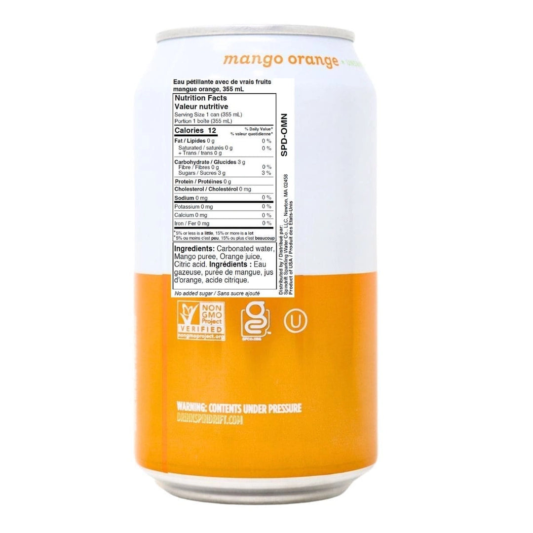 Mango Orange Sparkling Water