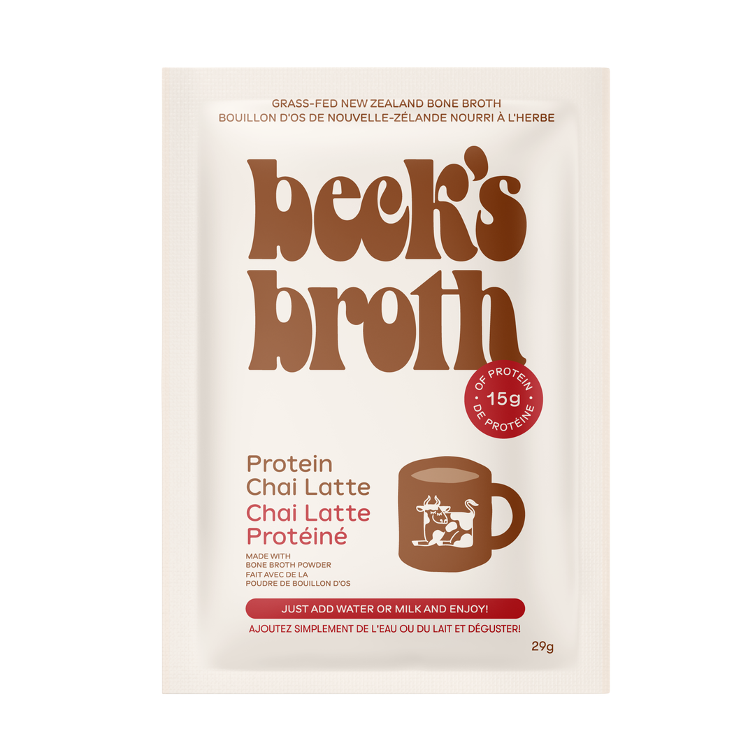 PROTEIN CHAI LATTE BONE BROTH POWDER
